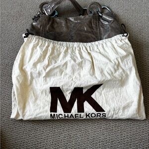 Michael Kors Dark Brown Leather Tote